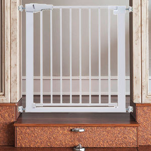 Barrière de sécurité pour bébé à fermeture automatique sans outil, utilisable en cuisine, barrière de passage pour enfants, barrière d'<span class=keywords><strong>escalier</strong></span> en acier, barrière de porte en métal, clôture pour enfant, barrière pour nourrisson - Product Image 6