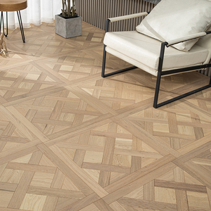Parquet Versailles multicouche en chêne laqué blanc laiteux, qualité AB, installation facile, système T&G, 14mm, 15mm, 18mm, pour bureaux et bâtiments commerciaux - Product Image 2