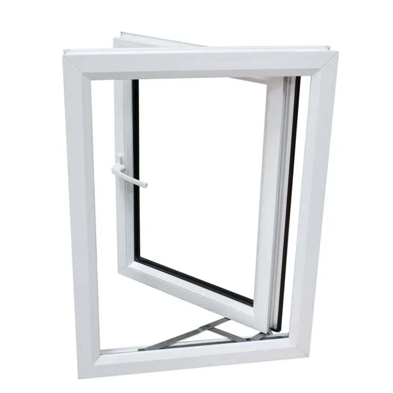 PVC Cửa Sổ Với Đóng Đinh Vây Vinyl Cửa Sổ Trượt Với Mặt Bích Vây