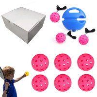 Entraîneur de Pickleball Offre Spéciale avec cordes Sports Pickleball Balls Practice Rebounder Training Indoor Outdoor Pickleballs