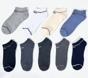 Oemen özel Logo ayak bileği minderli erkekler çorap moda spor kayma çorap pamuk ekip erkekler için çorap