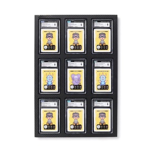 Expositor de Madera para 9 Tarjetas Graduadas - Soporte Premium de EVA para Tarjetas Pokémon, Deportivas y de Intercambio - Product Image 3