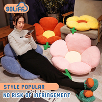 Bantal Boneka Bunga Desain Baru, Bantal Plush Lembut, Bantal Hias Rumah, Bantal Duduk