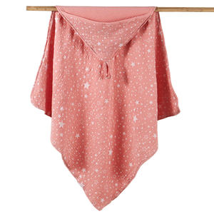 <span class=keywords><strong>Accappatoio</strong></span> con Cappuccio in Garza di Cotone per Neonati, Asciugamano Assorbente da Nuoto con Motivo a Lettere - Product Image 6