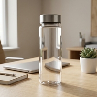 Bouteille d'eau Tritan 0,5 L personnalisable avec logo, sans BPA, anti-fuite, à boire directement, avec couvercle, compatible lave-vaisselle, pour usine et vente en gros