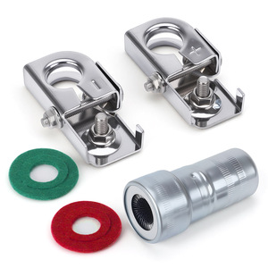 Juego de abrazaderas para terminales de batería Cnspeed de acero inoxidable 201 para coches japoneses MKZ 2015-2019 - Product Image 1