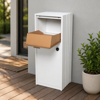 Boîte aux lettres commerciale autonome, durable, résistante aux intempéries, verrouillable, antivol, spacieuse pour colis, pour la maison