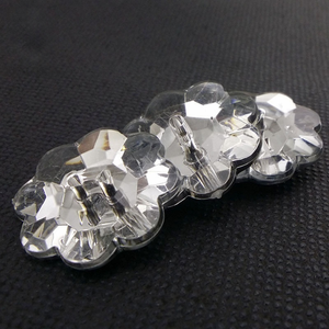 Boutons ronds transparents en plastique acrylique ERKOUMI à deux trous pour chemises, cardigans, vêtements pour bébés, doux et légers - Product Image 4