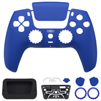 Accessoires de remplacement de haute qualité Coque bleue personnalisée pour la face avant du contrôleur PS5