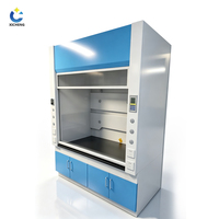 Hotte à fumées chimiques de laboratoire, hotte à fumées canalisée personnalisable, hotte à fumées sur pied ou de paillasse pour l'extraction des gaz de laboratoire
