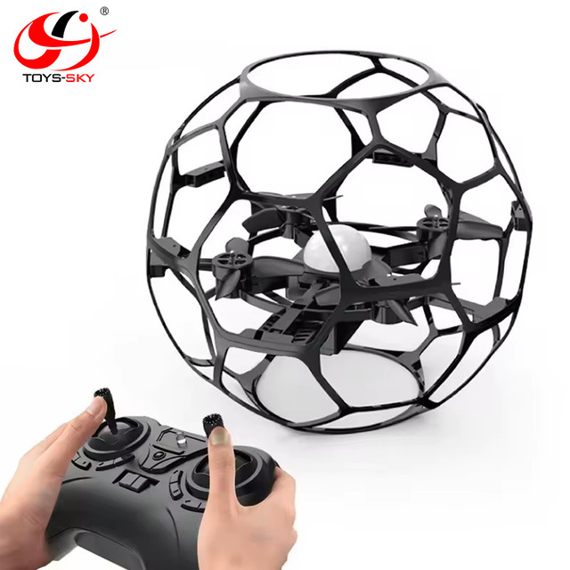 CQZNRC 2.4G Competition Hover Soccer Ball Racing Ufo Drone Beginner Brushless Motor RC Flying Aircraft Education Training