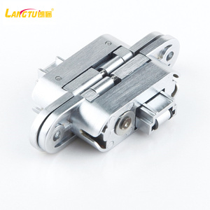 23*95mm 60kgs 2d <b>Adjustable</b> Door Hinge Zinc Silent Concealed Hinges 180 Degree Hidden for Kitchen Doors Bld-h01 180 Degree - Product Image 6
