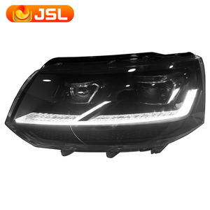 ชุดไฟหน้าสำหรับรถยนต์ <span class=keywords><strong>VW</strong></span> <span class=keywords><strong>Caravelle</strong></span> T5 แบบดัดแปลง ไฟ LED Daytime Running Light พร้อมสายลากจูง ไฟเลี้ยว - Product Image 3