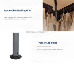 <span class=keywords><strong>Abri</strong></span> <span class=keywords><strong>de</strong></span> <span class=keywords><strong>jardin</strong></span> tonnelle <span class=keywords><strong>de</strong></span> <span class=keywords><strong>jardin</strong></span> 3x3 Trova Il Gazebo parfait pour votre <span class=keywords><strong>jardin</strong></span> structure en gris Canopia Terrassetak - Product Image 4