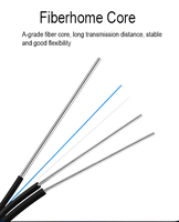 Good Mechanical GYTFC8S FTTH G652D G657A1 Figure 8 Self Supporting Fiber Optic Cable
