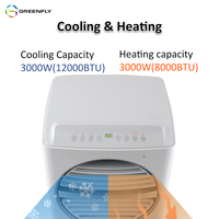 Climatiseur portable intelligent JJPRO Greenfly 2026 12000 BTU pour la maison, le bureau et le commerce