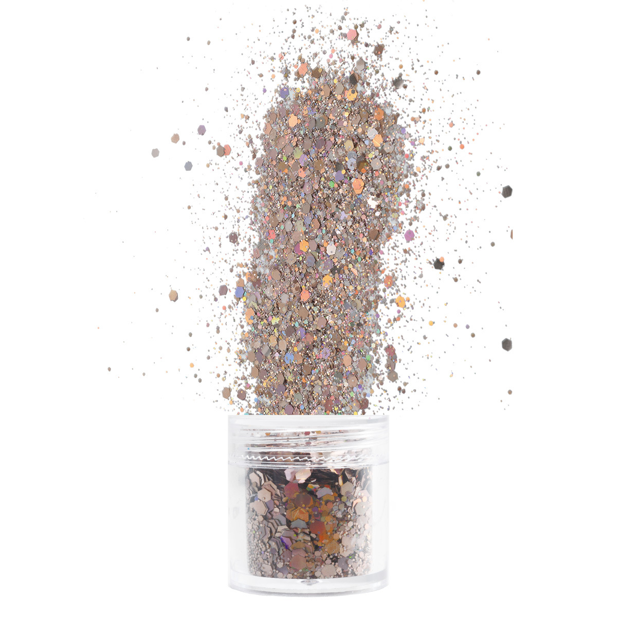 Laser rose gold 10g bottle - 10 grams in bottle