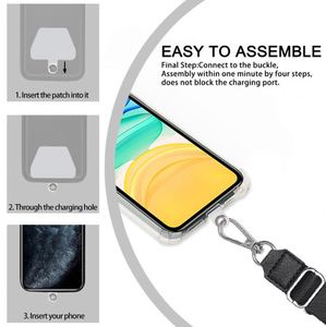 New Telescopic Wrist <b>Lanyard</b> Multifunctional Mobile Phone Rope with Transparent Gasket <b>Lanyard</b> - Product Image 3