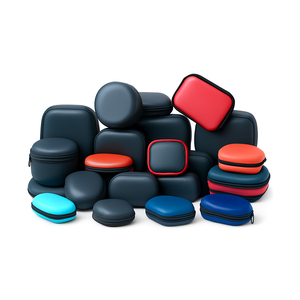 Biểu Tượng Tùy Chỉnh Cứng Nhắc EVA Mang Theo Trường Hợp Chống Sốc Du Lịch Cứng Lưu Trữ Khuôn Khay Di Động Thân Thiện Với Môi Phong Cách Cổ Điển Dây Kéo Đóng Cửa - Product Image 2