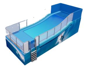 Équipement de parc aquatique Surf Mobile Simulator Sheet Wave Flowrider Surfriding Pool Machine l'ultime ensemble de piscines de surf à vendre - Product Image 3