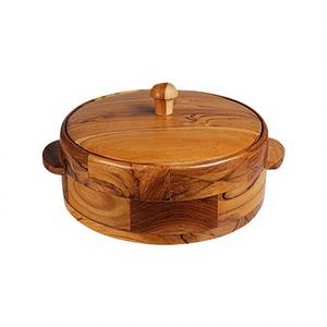 Boîte à chapati en bois au design fantastique avec poignée, boîte à roti de la plus haute qualité, forme et taille personnalisées, boîte à roti à vendre - Product Image 1