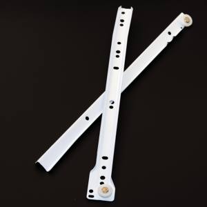 Perlengkapan Furnitur Kamar Tidur Gym Ruang Makan Hotel Rel Geser Besi untuk Lemari dan Laci, Senyap, Mudah Dipasang, Lapisan Powder Coated - Product Image 2