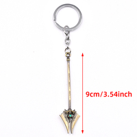 Énorme Stock League of Legend LOLs en alliage de métal porte-clés jouets accessoires de jeu pendentif pour Cosplay