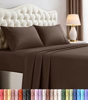 Ensemble de housse de couette personnalisée 300tc à motif uni tissé pour hôtel, maison et hôpital