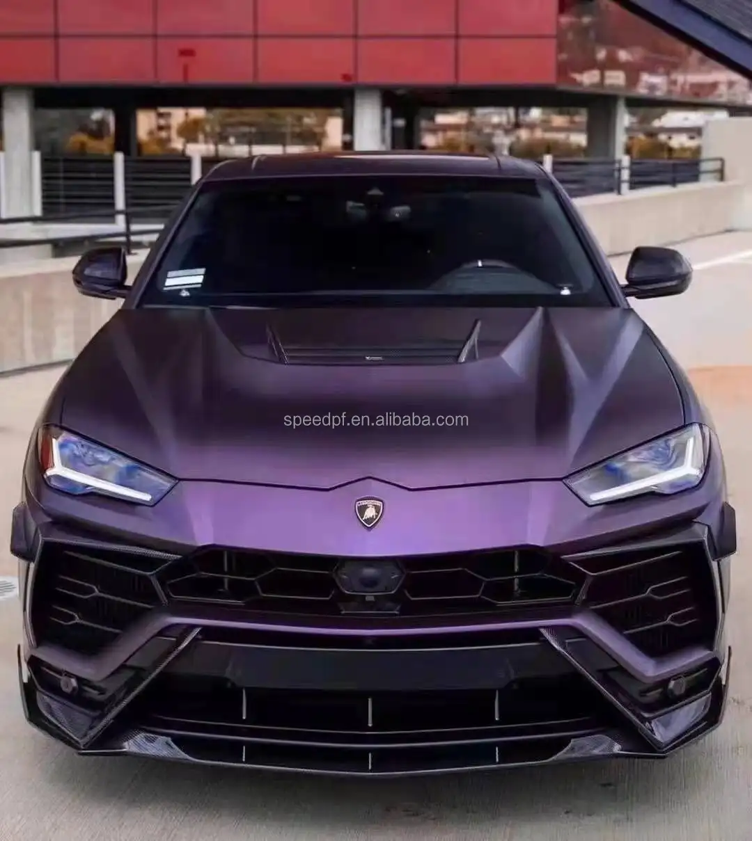 Midnight Purple PET Liner Hochglanz Chrom Auto Vinyl Wraps Auto Voll aufkleber für Automobile/Möbel