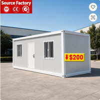 Maison conteneur préfabriquée modulaire portable pour une vie moderne, bureau, solution de logement mobile préfabriquée 20 pieds 40 pieds