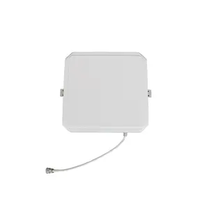 Antena de polarização circular à prova d' água ip67, antena externa de 10m de longo alcance 9dbi rfid uhf