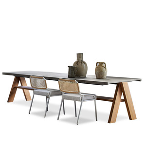 Sala de estar sofá de ratán habitación modelo Hotel Club departamento de ventas terraza balcón al aire libre ocio sofá mesa y silla combinación - Product Image 4