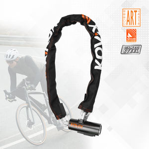 Serrure à chaîne pour vélo, sécurité renforcée, <span class=keywords><strong>antivol</strong></span>, avec clés - Product Image 3