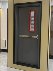 Portes en acier ignifugées pour escaliers d'appartements, testées selon les normes BS, CE et UL, avec une résistance au feu <span class=keywords><strong>de</strong></span> <span class=keywords><strong>90</strong></span> minutes. - Product Image 2