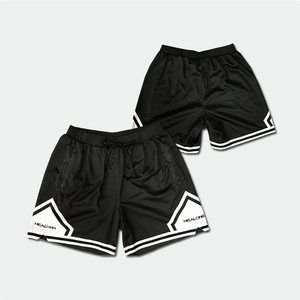 Toptan özelleştirilebilir çok tarzı basketbol şortu süblimasyon nakış Logo tasarım basketbol şortu - Product Image 2