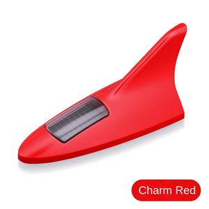 Feux arrière <span class=keywords><strong>à</strong></span> DEL de luxe <span class=keywords><strong>à</strong></span> énergie solaire, clignotants d'avertissement, 6 couleurs, antennes aileron de requin, accessoires extérieurs pour voiture - Product Image 3