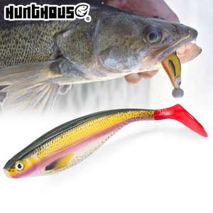 Hunthouse Pro Shad Lure Silicona Souple Leurre Shad <span class=keywords><strong>Teez</strong></span> Pike Leurre 170mm 35g Pesca Grandes Señuelos de plástico blando - Product Image 1