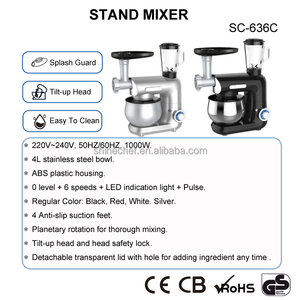 <span class=keywords><strong>Robot</strong></span> à <span class=keywords><strong>pâtisserie</strong></span> électrique, 3 en 1, mixeur de gâteaux à support, ustensile de cuisine multifonctions - Product Image 5