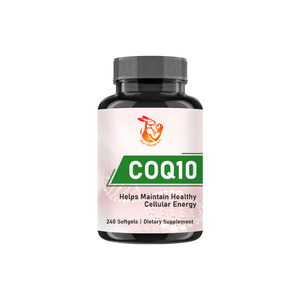 Gélules de CoQ10 directement de l'usine, pour une endurance et une vitalité naturelle durables toute la journée, 200 mg de CoQ10 par 2 gélules, gélules antioxydantes - Product Image 1
