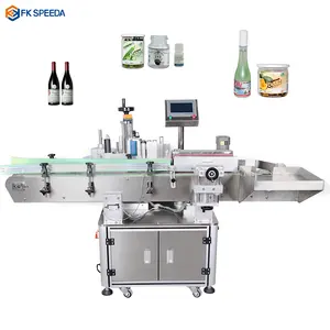 FK-SPEEDA Full Automatic Asset Labels Tags Stick Label Bottle Full Wrap Around Labeling Machinery Supplier