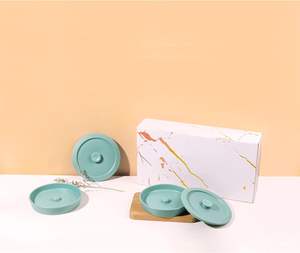 Lot de 2 accessoires de bar écologiques pour la maison Rimmer en verre de margarita à motifs végétaux avec couvercles pour cocktails Cadeau de cocktail - Product Image 6