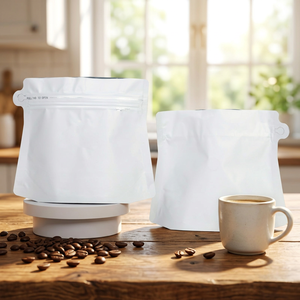 Bolsas de Café de Alta Calidad con Válvula, Fondo Plano Ecológico, a Prueba de Humedad, Tipo Stand-Up, para Regalo de Granos de Café, En Stock - Product Image 2
