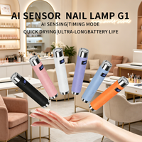 SNRQI Lampe à ongles G1 AI à prix de gros, séchage rapide, de bureau et portable 2-en-1, capteur AI, lampe UV LED, 1H sans fil, lampe UV