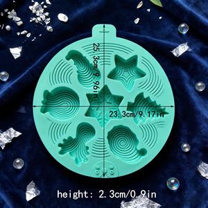 Molde de Silicona para Pastel Personalizado al por Mayor, de Alta Calidad, Promocional, con Forma de Árbol de Navidad, Papá Noel y Muñeco de Nieve, para Utensilios de Cocina - Product Image 4