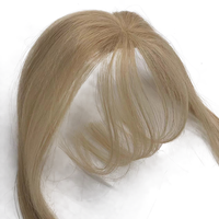 Vente en gros de postiche à frange à pince à air ultra-mince en 3d avec une frange plate et naturelle pour femmes 100% extensions de cheveux humains