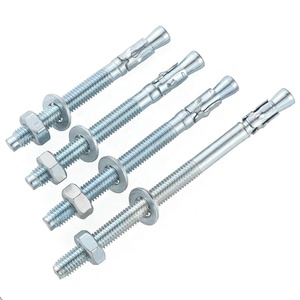 สลักเกลียวขยายตัวแบบ M12มาตรฐาน DIN <span class=keywords><strong>เหล็ก</strong></span>ชุบสังกะสีแบบจุ่มร้อนมาตรฐานและจุดยึดเหล็กคาร์บอนชุบสังกะสี - Product Image 1