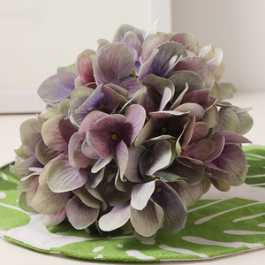 Hortensia Artificial <span class=keywords><strong>macrophylla</strong></span> impresión 3D flor estéticamente simulada decoración del hogar Hortensia pared accesorios de boda - Product Image 4