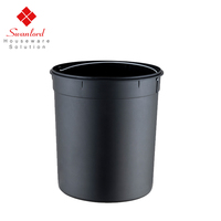 Mini poubelle ronde de papier toilette d'acier inoxydable avec l'utilisation durable de recyclage de pédale