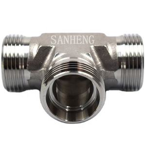 Sanheng Usine En Gros Hydraulique Union <span class=keywords><strong>Tuyau</strong></span> Soudage Forgé Types Une Pièce Mâle Té Hydraulique Raccords De <span class=keywords><strong>Tuyau</strong></span> - Product Image 3