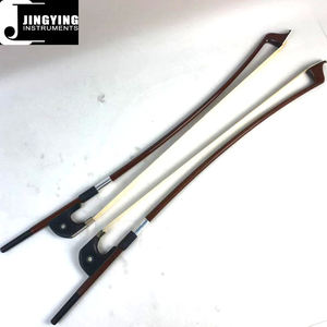 2025 Jingying Music Accessoires pour <span class=keywords><strong>contrebasse</strong></span>, vente en gros d'arcs de <span class=keywords><strong>contrebasse</strong></span> octogonaux de grenouille en ébène de style allemand haut de gamme - Product Image 5